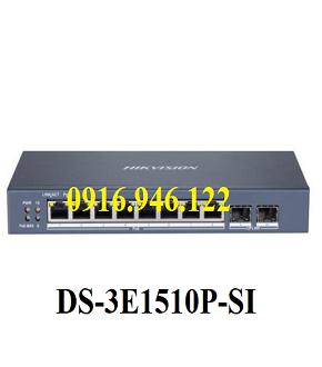 Switch 8 cổng PoE Gigabit + Uplink SFP 1G HIKVISION DS-3E1510P-SI