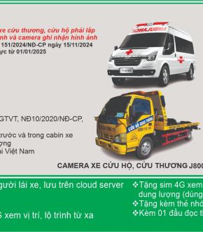 CAMERA NGHỊ ĐỊNH 10 CHO XE CỨU THƯƠNG, CỨU HỘ