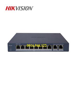 Switch 8 cổng PoE 10/100M + 2 Cổng uplink 1G HIKVISION DS-3E1310P-EI/M